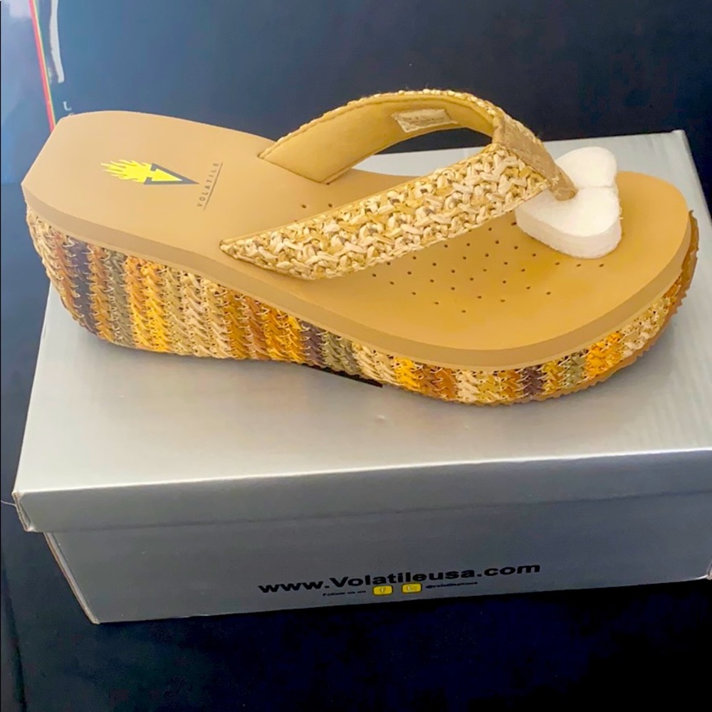 Volatile Shoewear Platform Thong Sandals